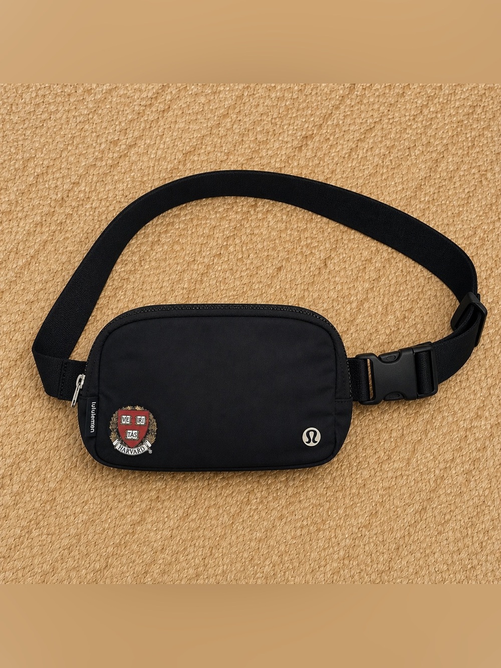 RARE Lululemon Crossbody / Belt Bag (Black, Harvard Edition)